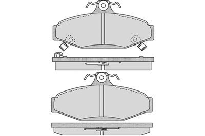 Pastiglie freno LPR 5SP1018