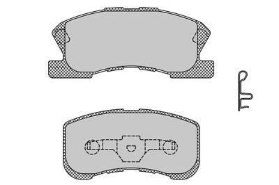 Pastiglie freno LPR 5SP1042