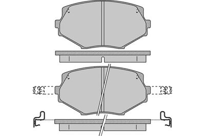 Pastiglie freno LPR 5SP1043