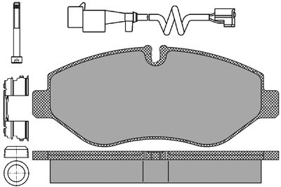 Pastiglie freno LPR 5SP1297B