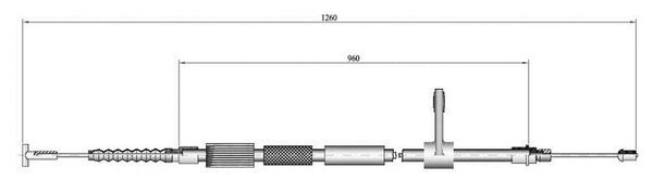 Cavo freno LPR C0017B