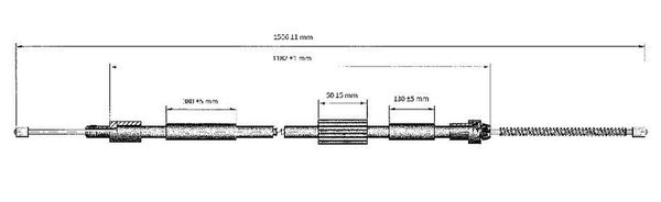 Cavo freno LPR C0123B