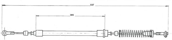 Cavo freno LPR C0215B