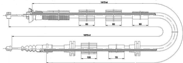 Cavo freno LPR C0223B