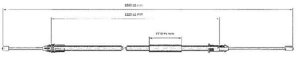 Cavo freno LPR C0403B