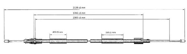 Cavo freno LPR C0621B