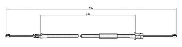 Cavo freno LPR C0798B