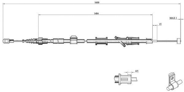 Cavo freno LPR C0921B