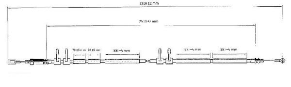 Cavo freno LPR C0989B