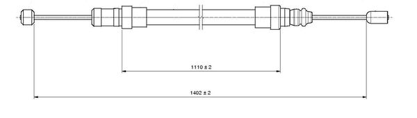 Cavo freno LPR C0997B