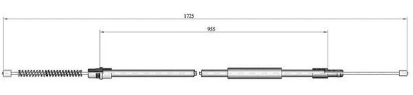 Cavo freno LPR C1261B