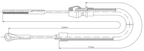 Cavo freno LPR C1429B