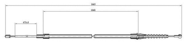 Cavo freno LPR C1444B