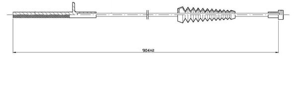 Cavo freno LPR C1610B