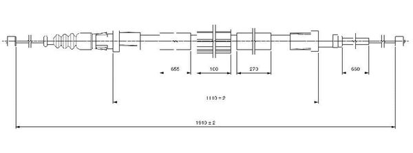 Cavo freno LPR C1687B