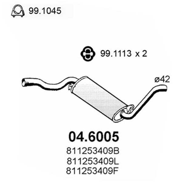 04.6005 S C AUDI80 L-GL 1.3-1.6 79