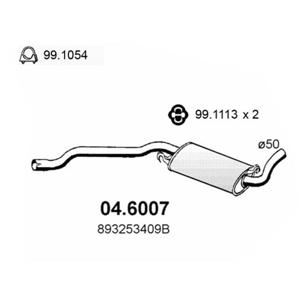 04.6007 S C AUDI80/90-BENZ-DIESEL 87