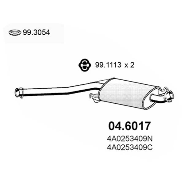 04.6017 S C AUDI 2.5IDTD Mot.AAT 91