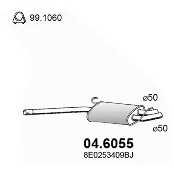 04.6055 SC AUDIA4II 2.5 TD 07/02>12/04