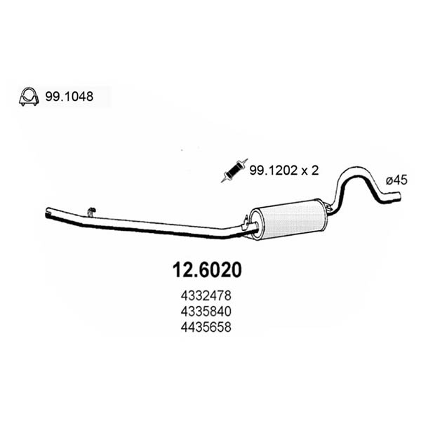 12.6020 S C FIAT 132 1.6-1.8-2.0