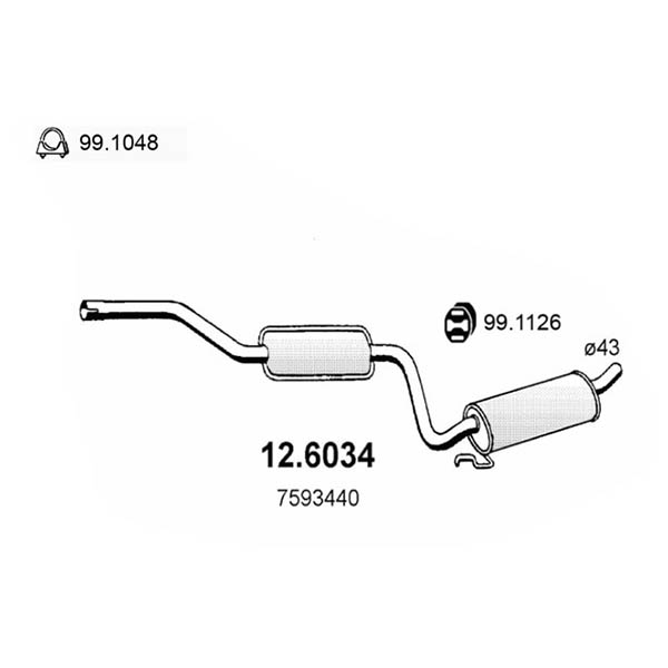 12.6034 S C FIAT REGATA 1.6 '86