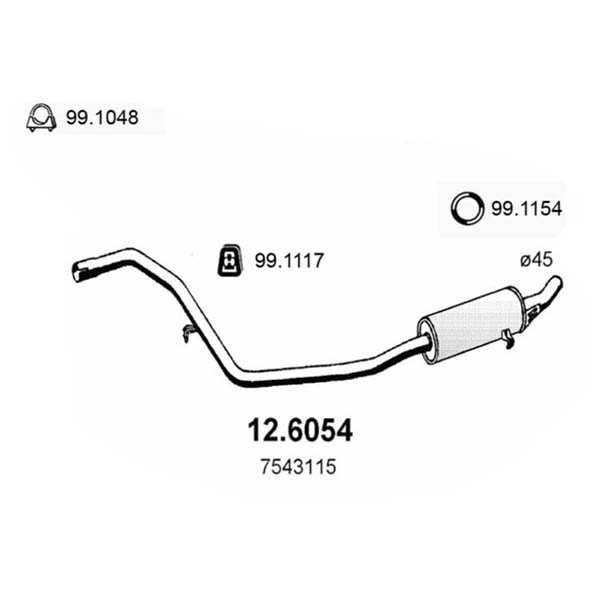 12.6054 S C FIAT NUOVA RITMO 100 S