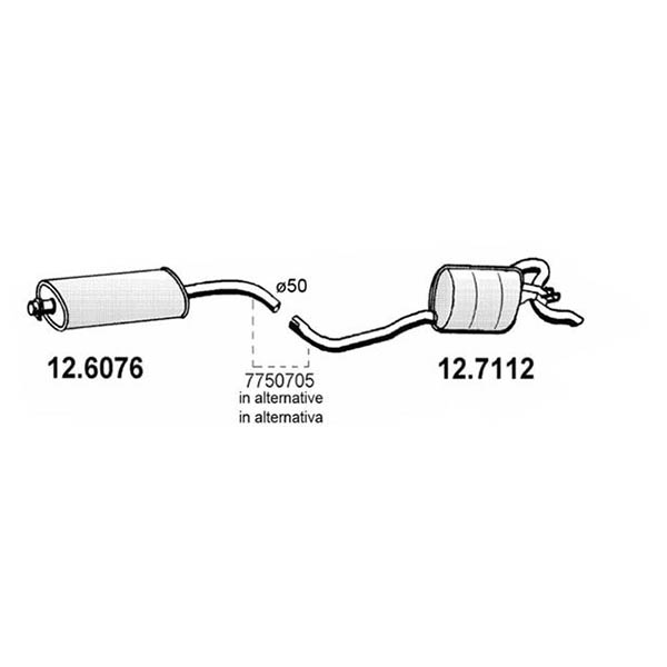 12.6076 S C FIAT PUNTO TD 1.7 S/SX/ELX