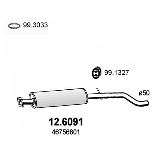 12.6091 S C FIAT PUNTO 99 1.8i 16V