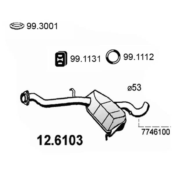 12.6103 S C FIAT COUPE' 2.0ie 16V 94-96