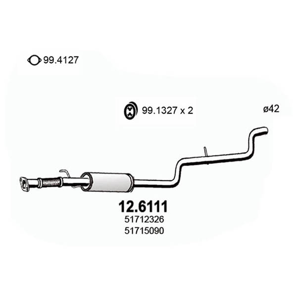 12.6111 S C DOBLO' 1.6 16V BIPOWER (BZ/