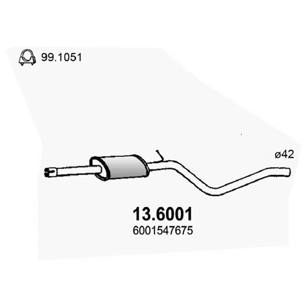 13.6001 SC DACIA LOGAN 1.4 1.6 03