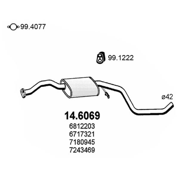 14.6069 S C FORD ESCORT/ORION 1.3 EFI S