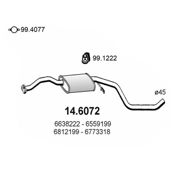 14.6072 S C FORD ESCORT/ORION 1.4-1.6 S