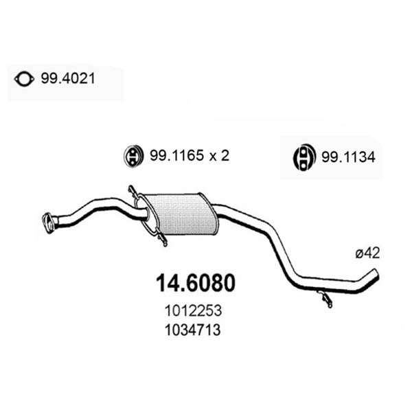 14.6080 S C FORD ESCORT 1.3 EFI 10/95