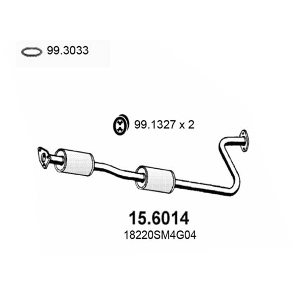 15.6014 S C HONDA ACCORD 2.0 16V 1/90 1