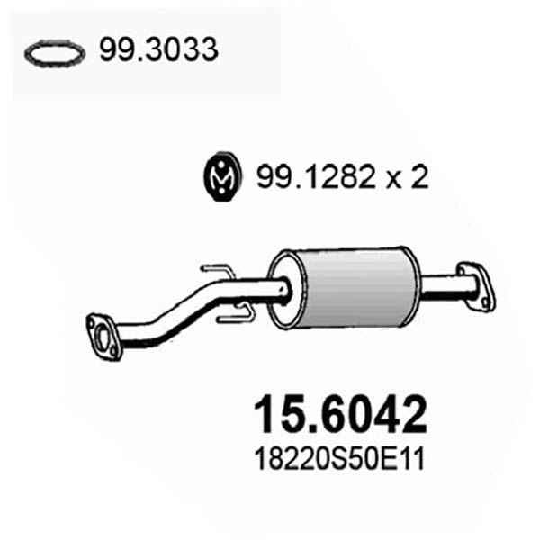 15.6042 SC HONDA LOGO 1.3 10/98>03/02