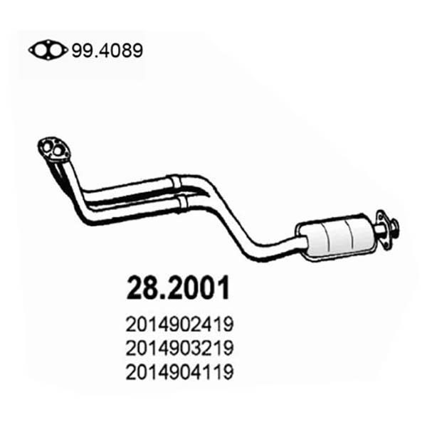 28.01 S A MERCEDES 190-190 E 82-84