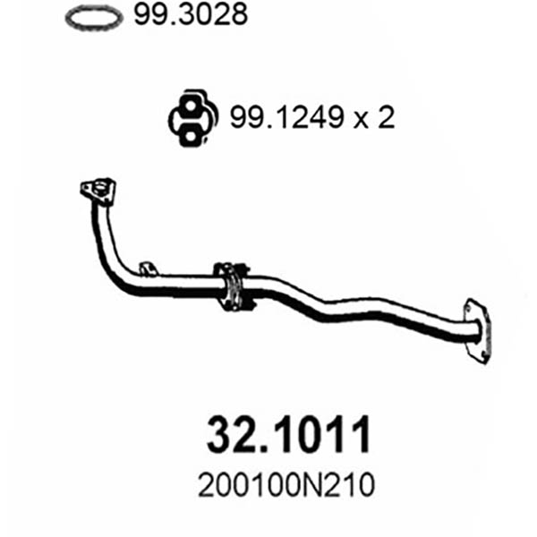 32.1011 T A NISSAN ALMERA 1.4i 5/96