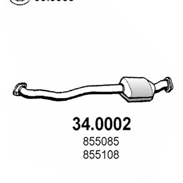 34.0002 CAT OPEL ASTRA 1.6 92