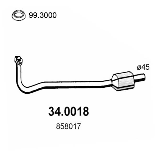 34.0018 CAT OPEL CORSA B 1.2i 3/5 p 3/9