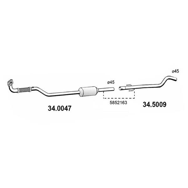 34.0047 CAT OPEL CORSA C 1.7 Di DTi 10