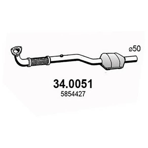 34.0051 CAT OPEL ASTRA G 1.7 CDTI 04/03