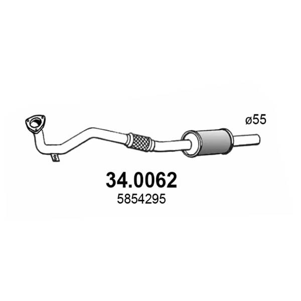 34.0062 CAT OPEL ASTRA H 1.9 CDTi 04/04