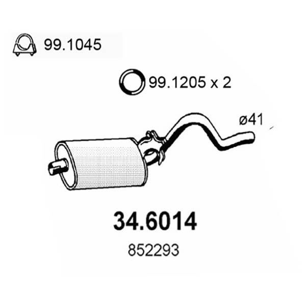 34.6014 S C OPEL KADETT 1.0-1.2 DAL73-