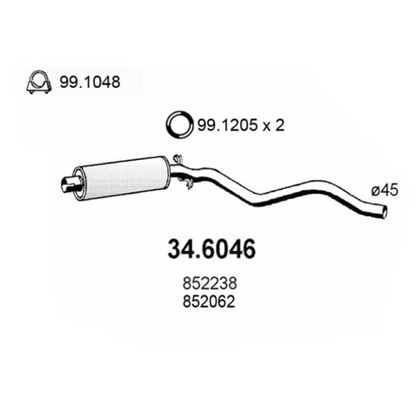 34.6046 S C OPEL KADETT E 1.2-1.3-1.6 C