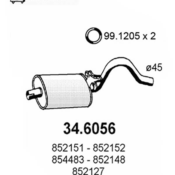 34.6056 S C OPEL ASCONA 1.2-1.6DAL 71/7