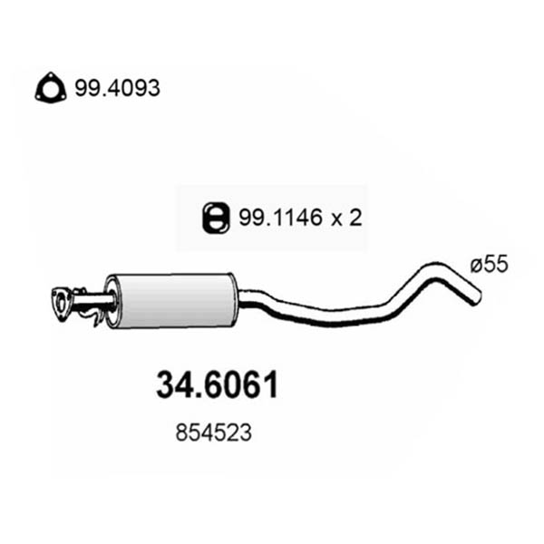 34.6061 S C OPEL VECTRA 2.0i 16V 94 9/9