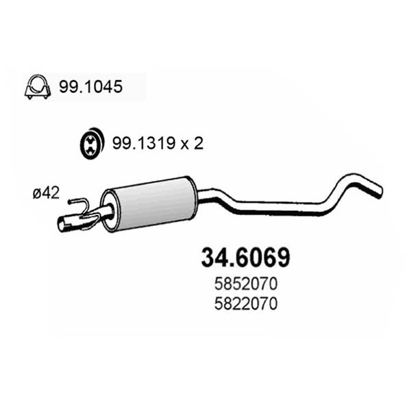 34.6069 S C OPEL CORSA 1.0 16V 03/97