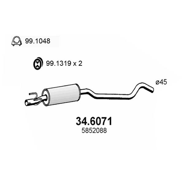 34.6071 S C OPEL CORSA B 1.2i 98