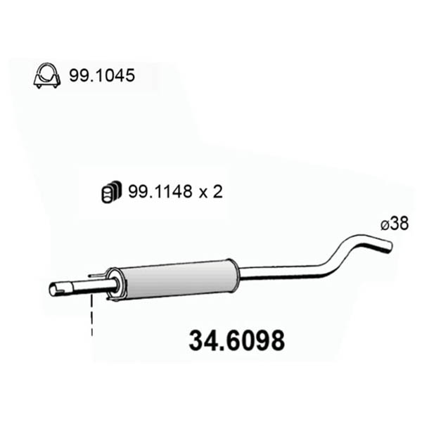 34.6098 S C OPEL CORSA 1.0i 12V 00